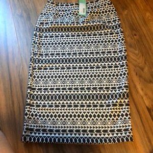 Renee C Stitch Fix Melisa Mix Geo Print Skirt NWT!